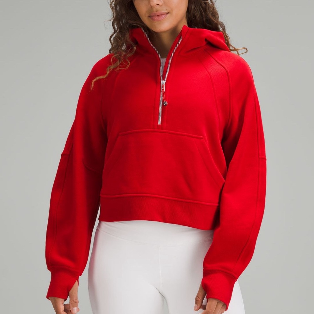 Scuba oversized half zip hoodie size M/L